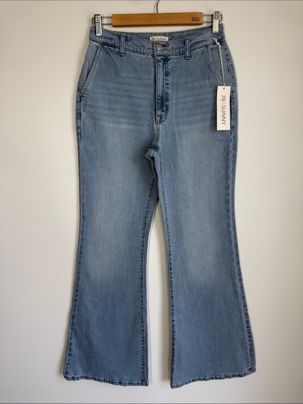 78&Sunny Eden Wide Leg Jean in Lakeside - Size 6